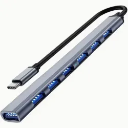 Hub USB-C de 7 Puertos – USB 3.0 Ultradelgado