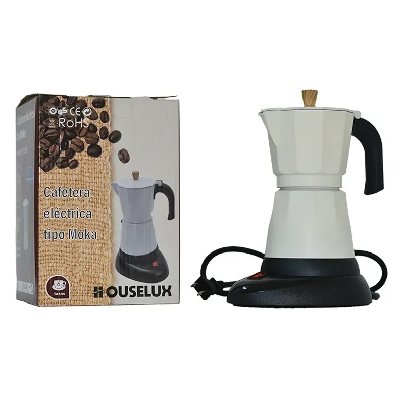 Cafetera Eléctrica (6 tazas)