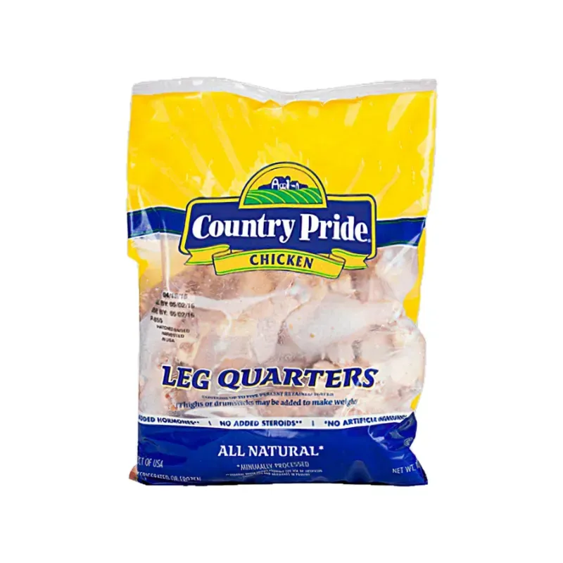 Paquete de cuartos de pollo (10lbs).