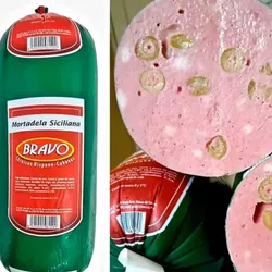 Mortadella rellena de aceitunas Bravo 2kg