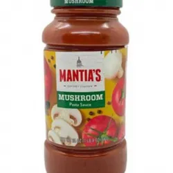 Pasta de tomate con champiñones