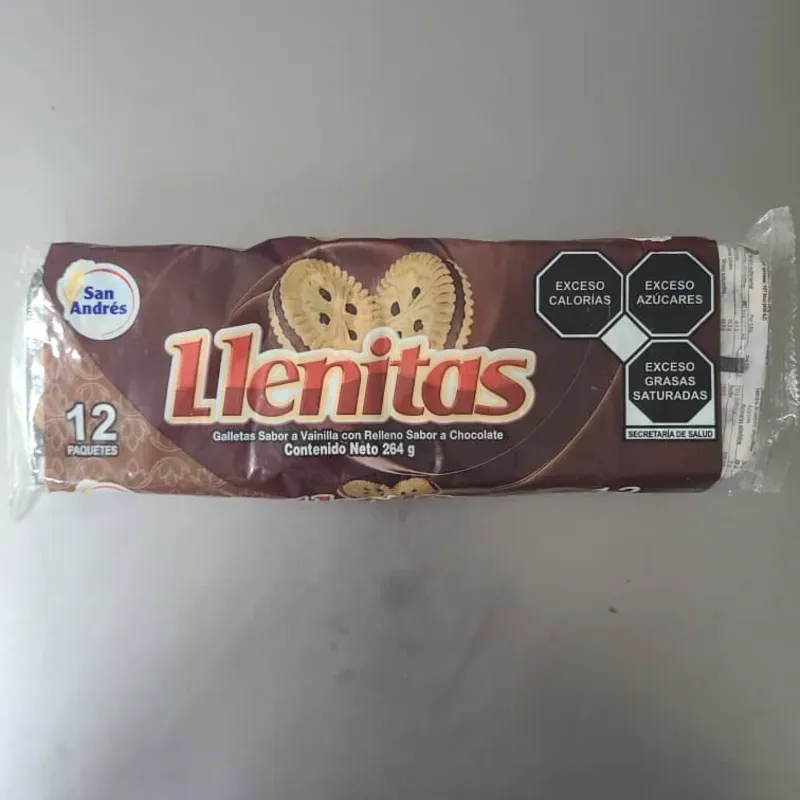Galleticas Dulces Llenitas Chocolate 