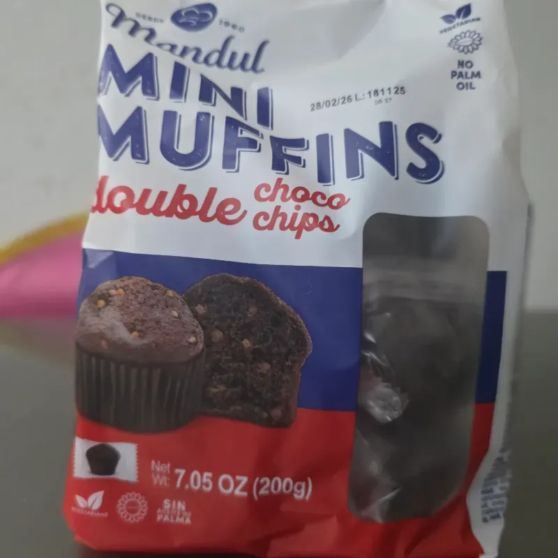 Mini Muffins Doble Choco Chips