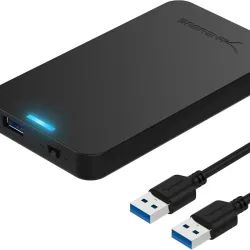 Carcasa para SSD/HDD SABRENT de 2,5 pulgadas SATA a USB 3.0 sin herramientas (EC-UASP)