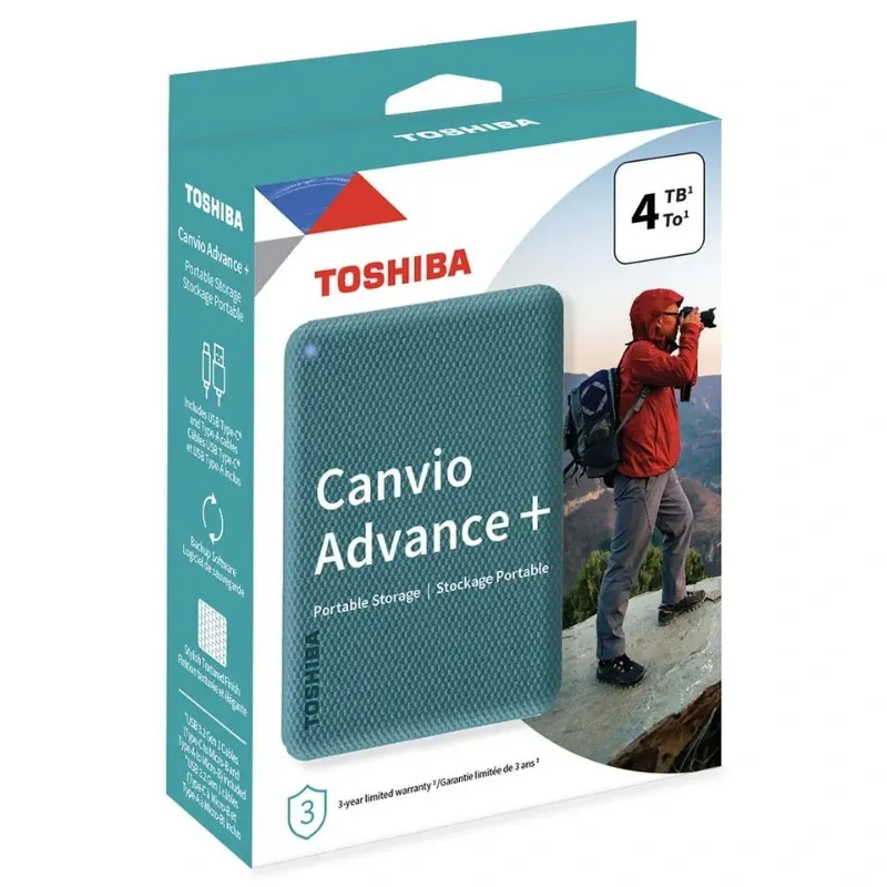 DISCO DURO EXTERNO TOSHIBA CANVIO ADVANCE 4TB