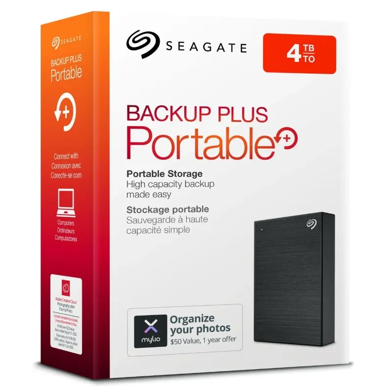 Disco Externo Seagate Backup Plus Portable 4tb