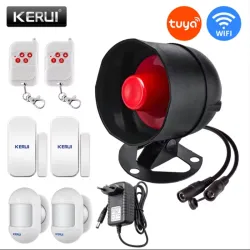 SISTEMA DE ALARMA KERUI SIREN CON WIFI Y App