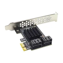 Tarjeta PCI Express SATA 3.0 4 Puertos 6Gbps