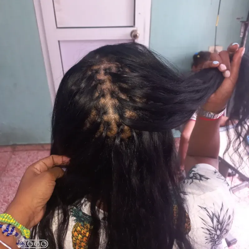Extensiones con hilos.