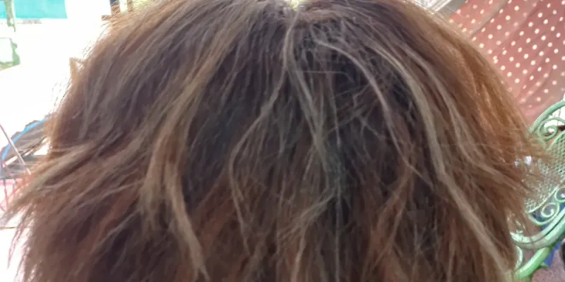 Rayitos con gorro + matizado para disimular canas
