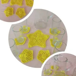 Porta vasos estrella