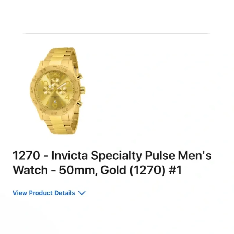 1270 Reloj Invicta de hombre Specialty Pulse 50 mm