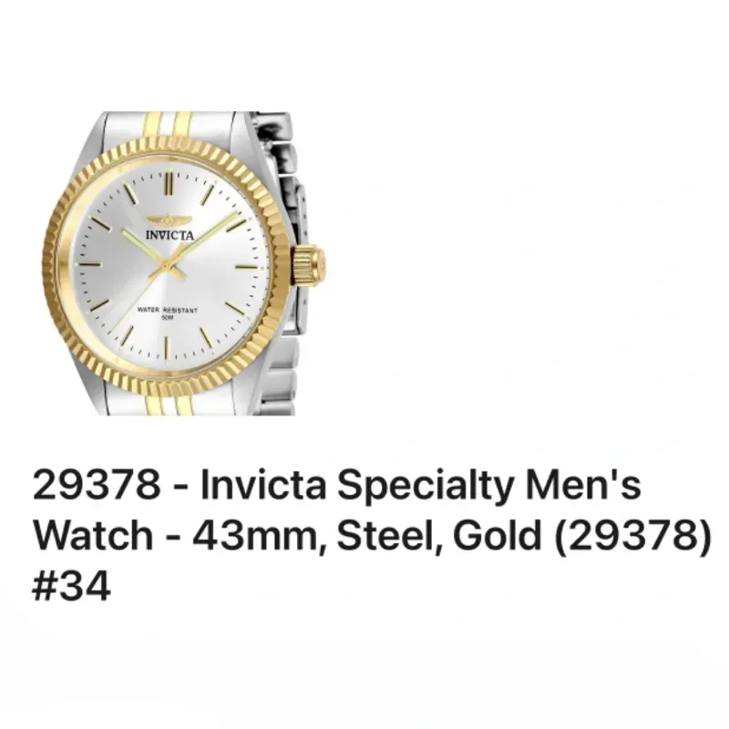 29378 Reloj Invicta de hombre Specialty, 43 mm