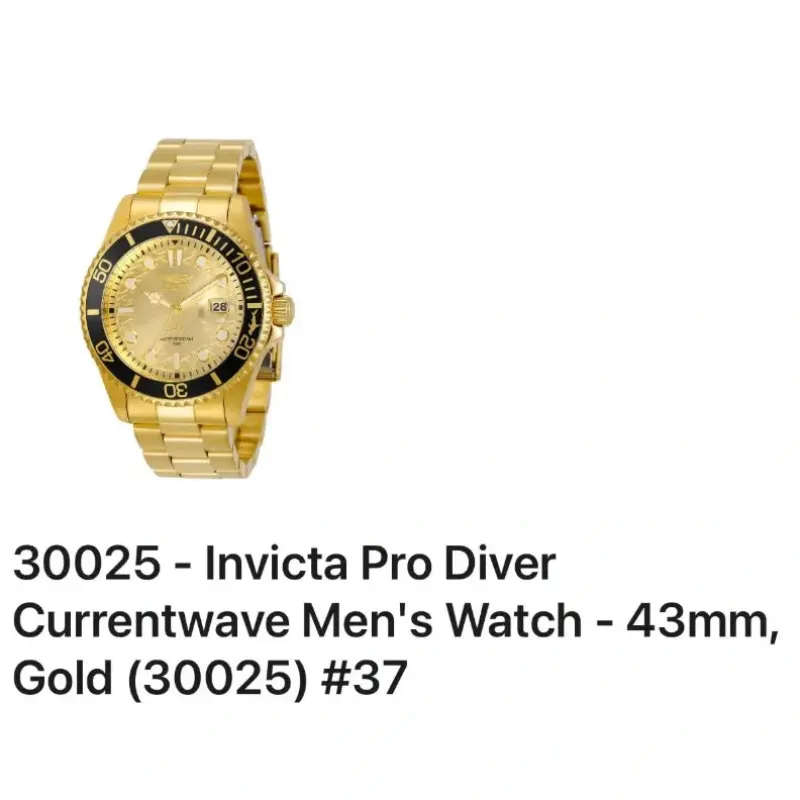30025 Reloj Invicta de hombre Pro Diver Currentwave 43mm