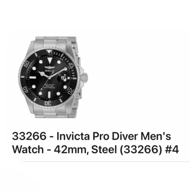 33266- Reloj de hombre Invicta Pro Diver 42 mm