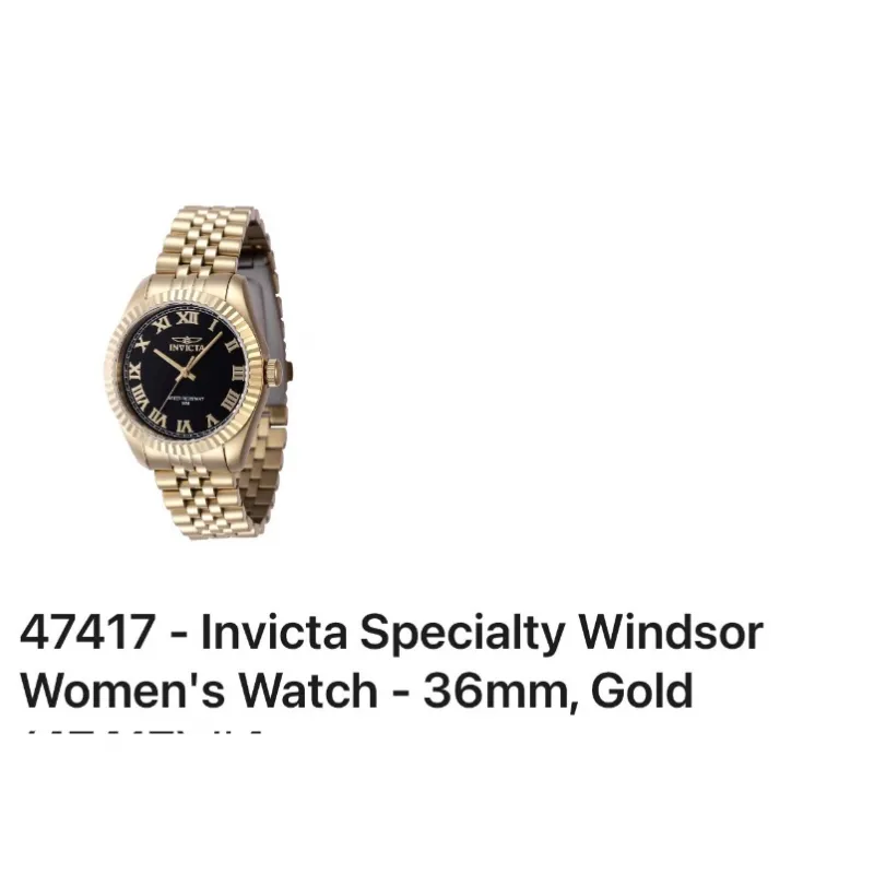 47417 Reloj Invicta de mujer Windsor 36 mm
