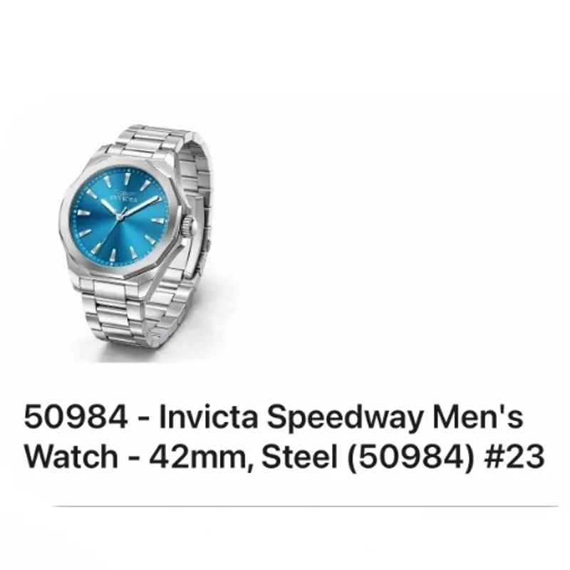 50984- Reloj Invicta de hombre Speedway 42 mm