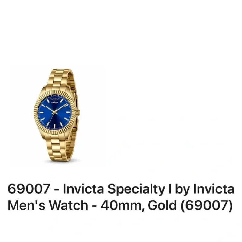 69007 Reloj Invicta de hombre Specialty I 40mm