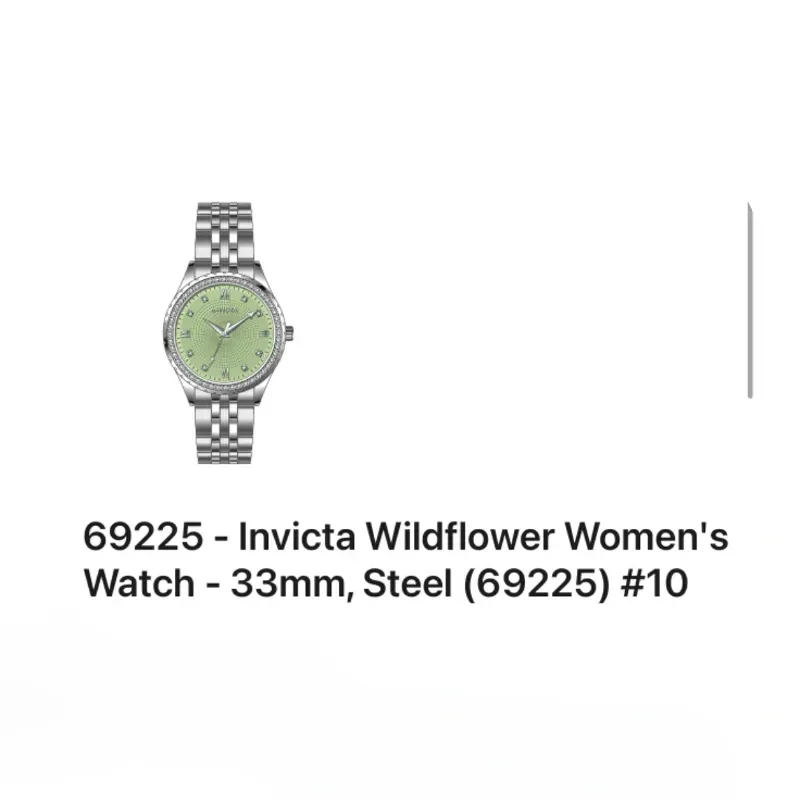 69225 Reloj Invicta de mujer Wildflower, 33 mm