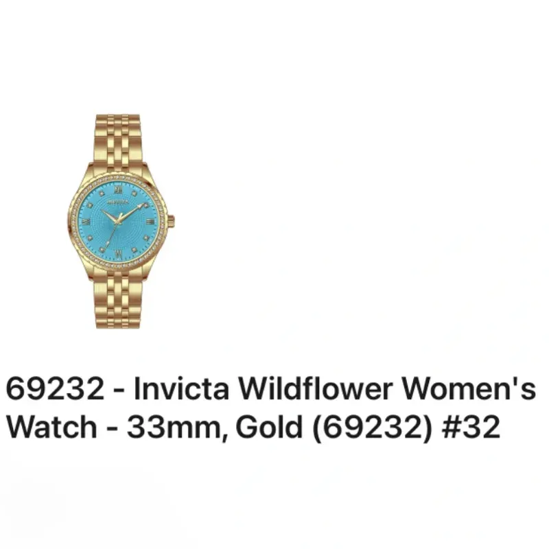 69232 Reloj Invicta de mujer Wildflower, 33 mm