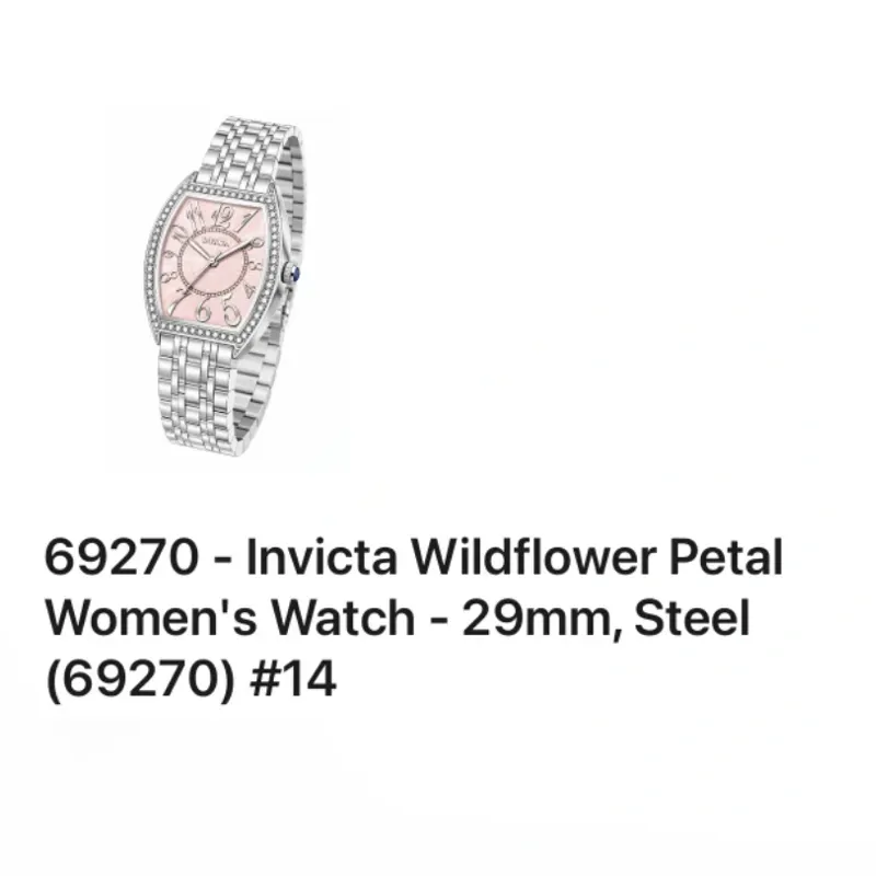 69270 Reloj Invicta de mujer Wildflower Petal, 29 mm