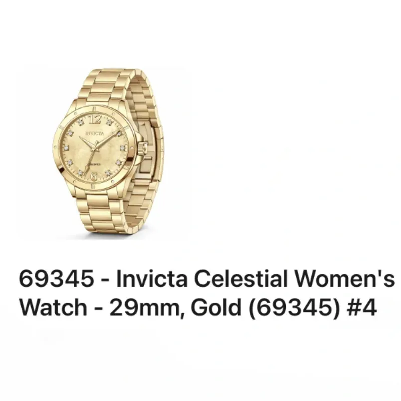 69345 Reloj Invicta de mujer Celestial, 29 mm