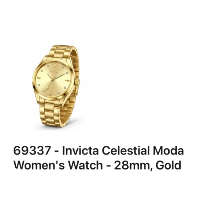 69347 Invicta de mujer Celestial Moda 28 mm