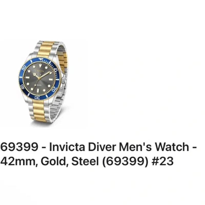 69399 Reloj Invicta de hombre Diver 42 mm
