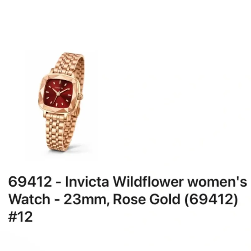 69412 Reloj Invicta de mujer Wildflower 23 mm