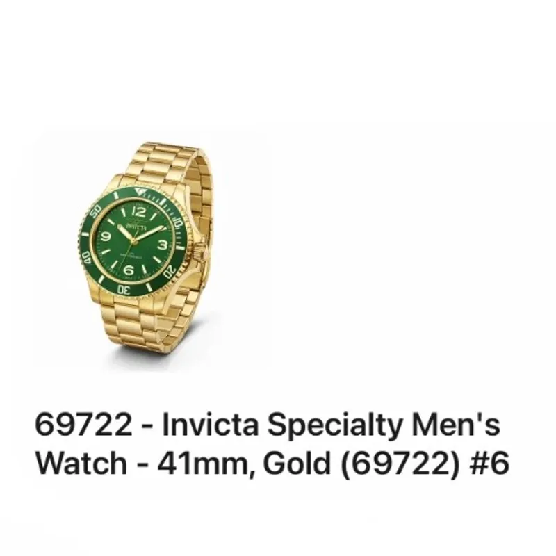69722- Reloj Invicta de hombre Specialty 41 mm