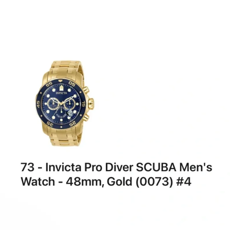 73 Reloj Invicta de hombre Scuba 48 mm