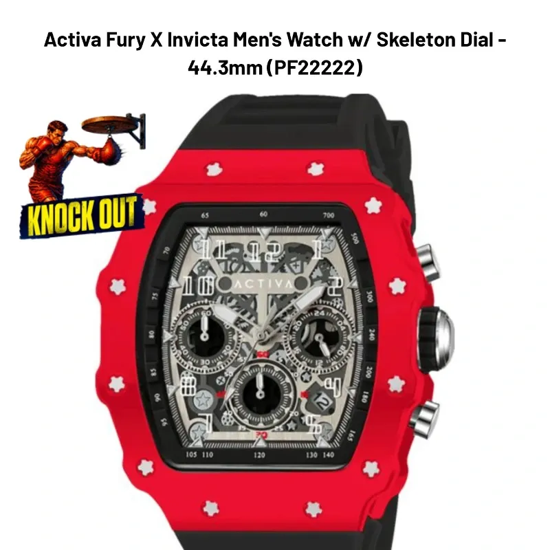 ACW 3305-020 Reloj Fury × Invicta de hombre 44.3 mm