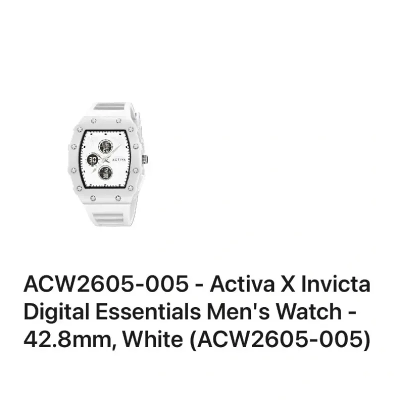 ACW2605-006 Reloj Activa x Invicta de hombre Digital Essentials 42.8mm