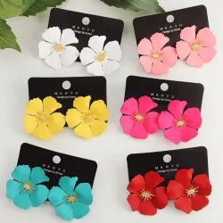 Aretes de flores