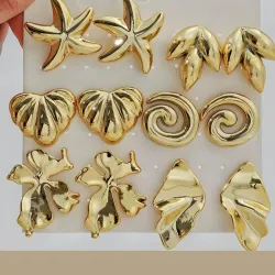 Aretes dorados