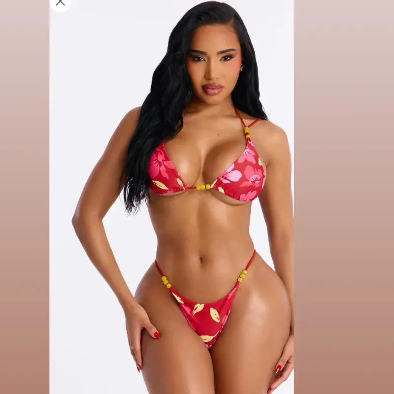 Bikini con estampado floral