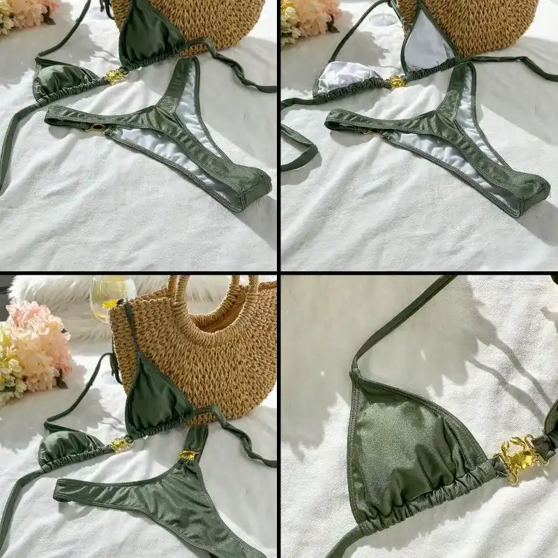 Bikini verde oliva