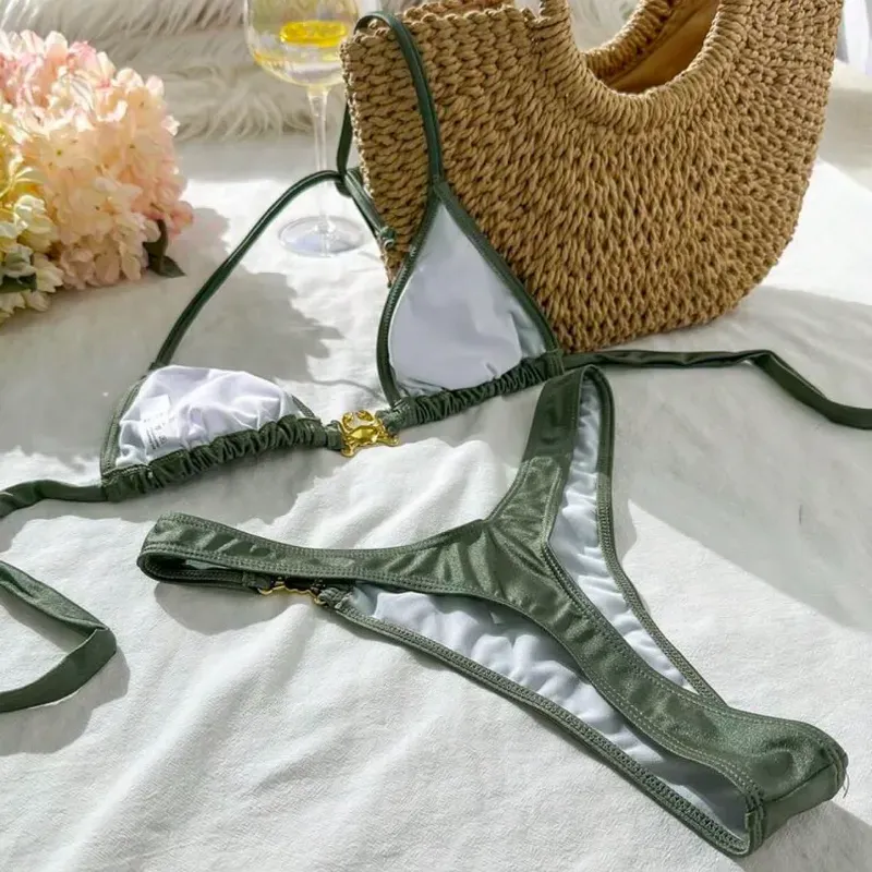 Bikini verde oliva