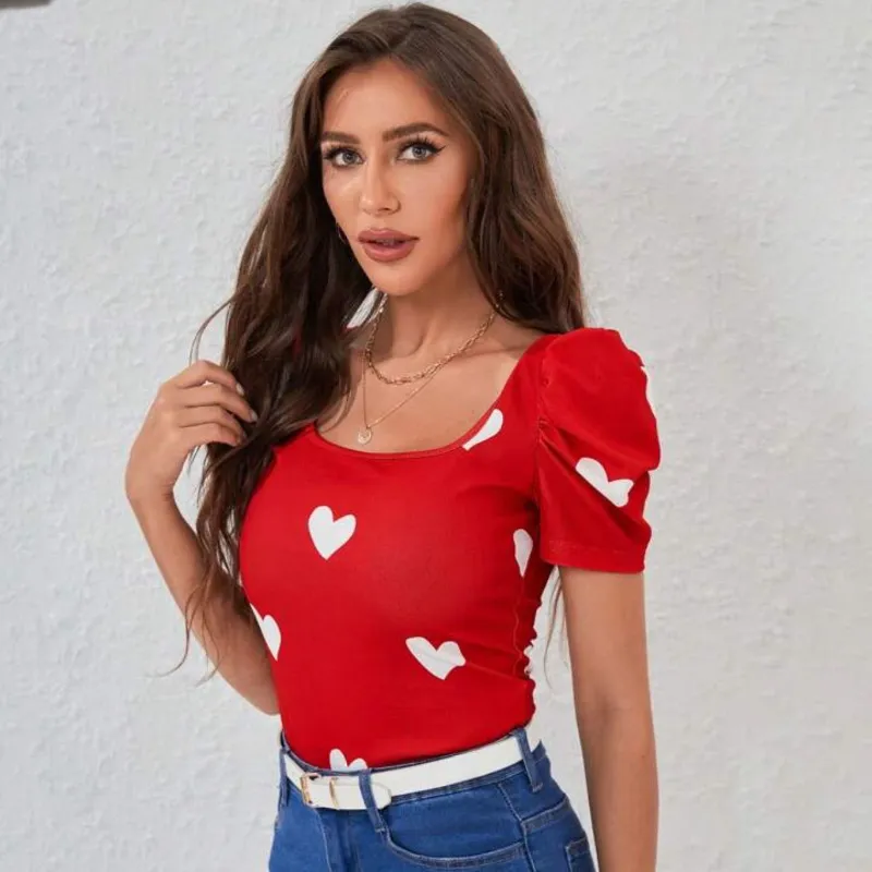 Blusa de corazones