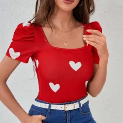 Blusa de corazones