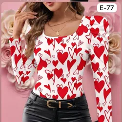 Blusa de corazones