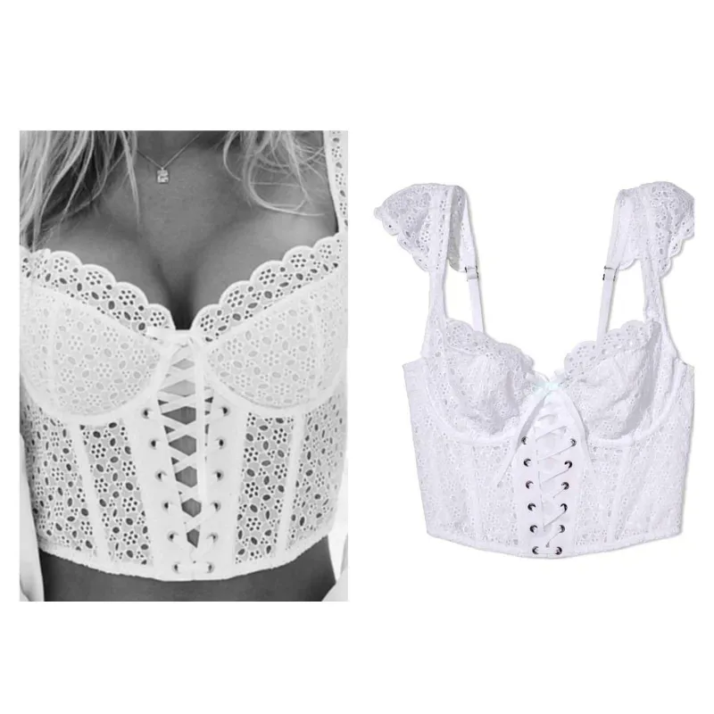 Corset blanco Victoria’s secret