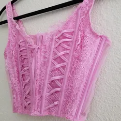 Corset rosa Victoria’s secret