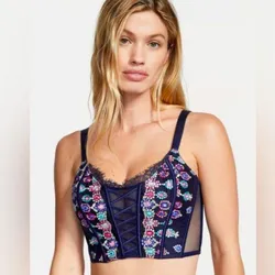 Corset floreado Victoria’s secret