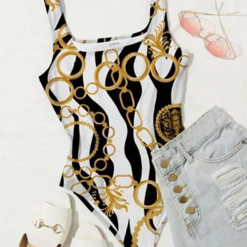 Body con estampado de cebra