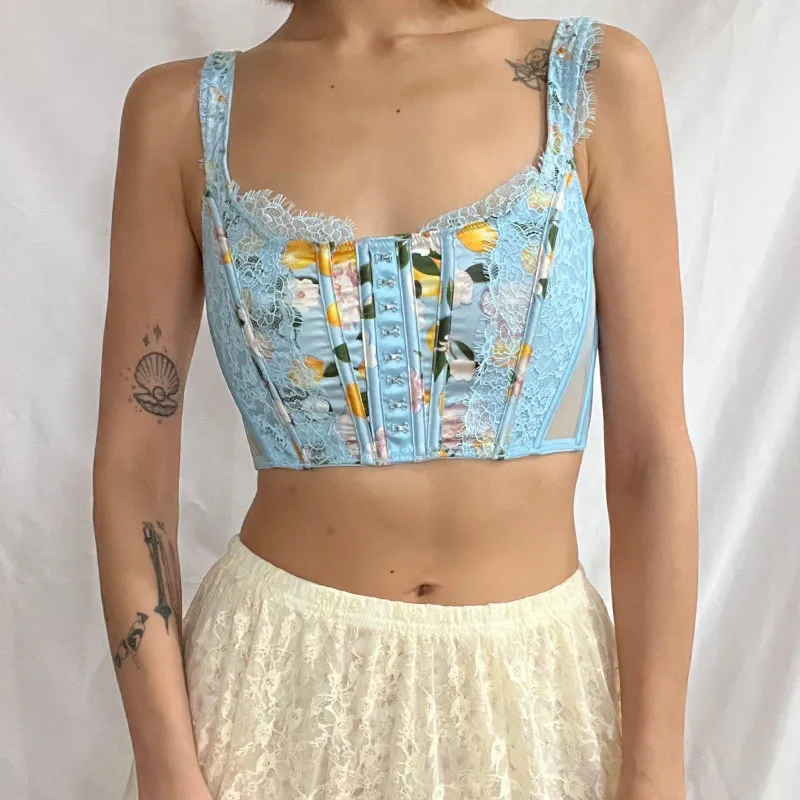 Corset azul Victoria’s secret