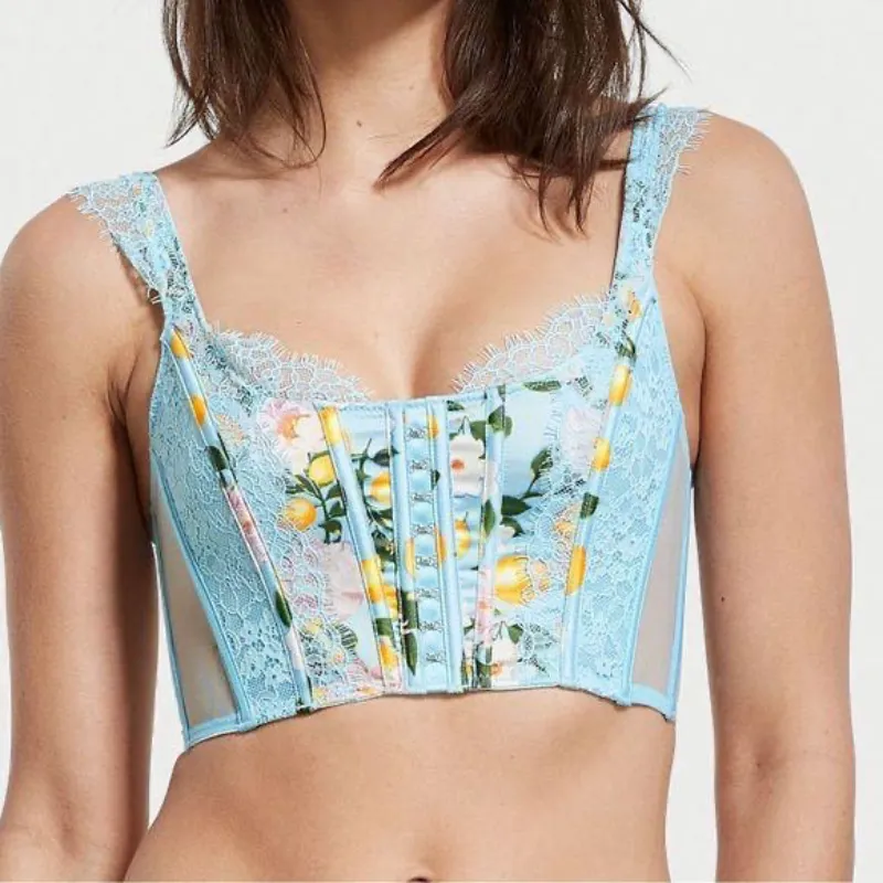 Corset azul Victoria’s secret