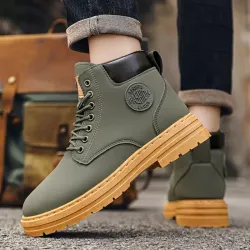 Botas verdes de hombre