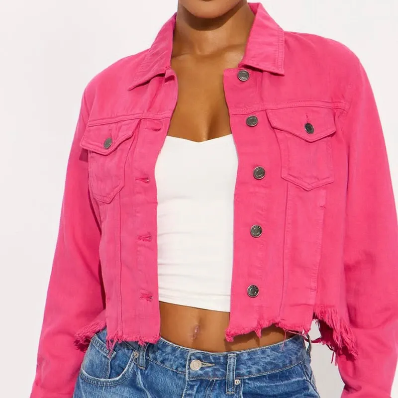 Chaqueta rosada