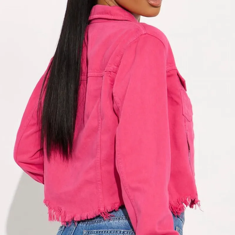 Chaqueta rosada